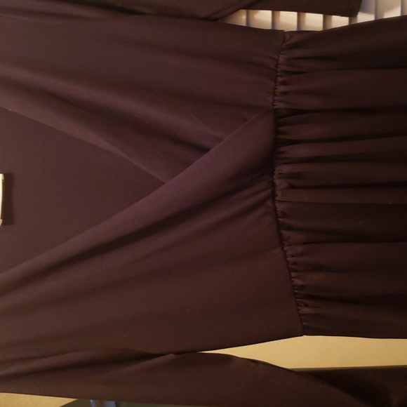 Zenana Black cross front mini dress size L - Picture 3 of 3